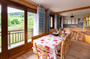 Appartement de 4 chambres a Saint Sorlin d'Arves a 100 m des pistes avec balcon amenage et wifi